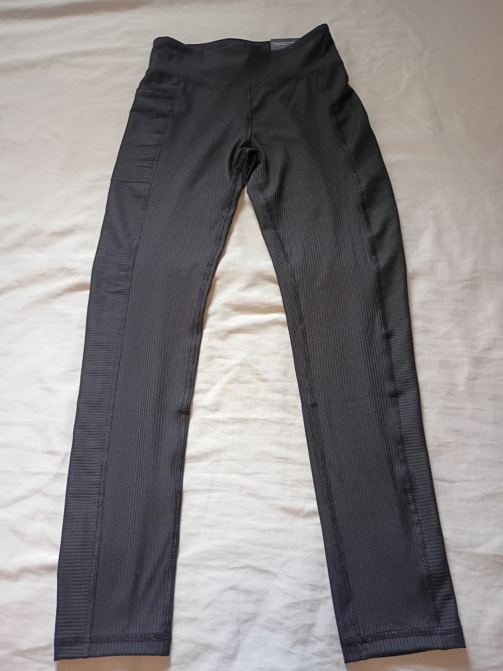 tek gear Black Ribbed Slim Joggers